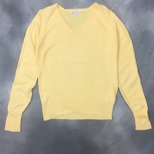 Yellow cashmere Christian Dior sweater